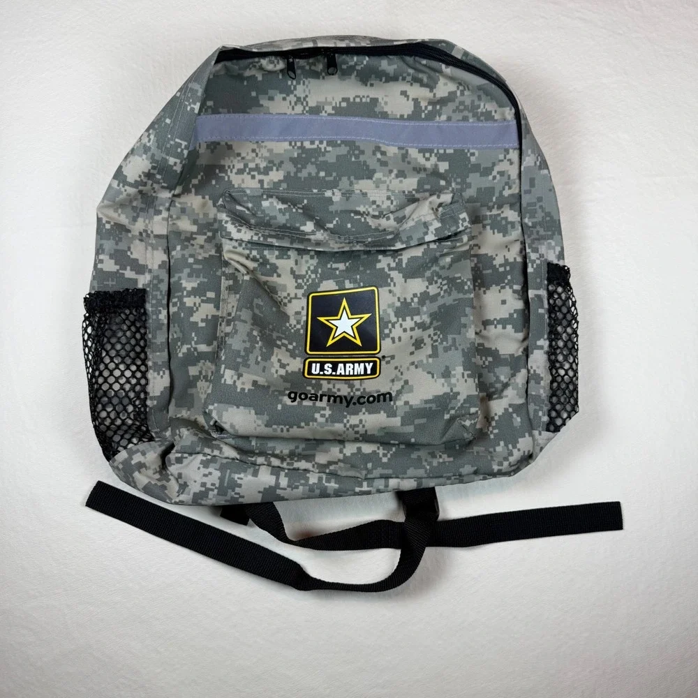 US Army Digital Camo Backpack ACU Camouflage Star Logo Promotional Bag